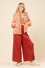 Load image into Gallery viewer, Oversized Plaid Sherpa Jacket