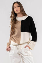 Load image into Gallery viewer, The Mona Color Block Sweater