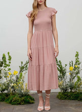 Load image into Gallery viewer, The Aitana Tiered Dress~Blush