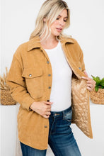 Load image into Gallery viewer, Padded Corduroy Jacket
