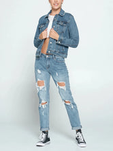 Load image into Gallery viewer, Dark Wash - Classic Denim Jacket