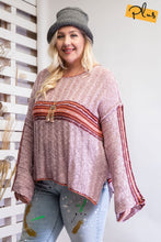 Load image into Gallery viewer, Coffee Date Striped Sweater