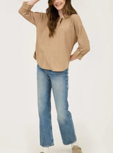 Load image into Gallery viewer, Henley Knit Top