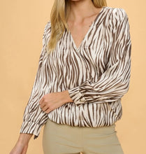 Load image into Gallery viewer, The Larissa Wrap Blouse