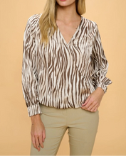 Load image into Gallery viewer, The Larissa Wrap Blouse