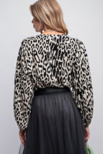 Load image into Gallery viewer, Leonella Leopard Print Blouse