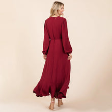 Load image into Gallery viewer, The Rubi Wrap Maxi Dress