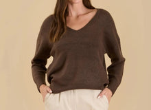 Load image into Gallery viewer, Brown Knit Sweater