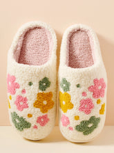 Load image into Gallery viewer, Flower Fuzzy Fleece Soft Slipper
