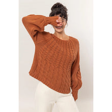Load image into Gallery viewer, Cable Knit Pattern Sweater