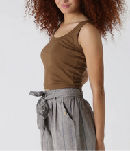 Load image into Gallery viewer, Rib Knit Scoop Neck Tank