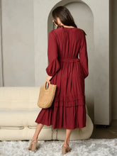 Load image into Gallery viewer, Vino Tinto Midi Dress