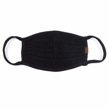 Load image into Gallery viewer, Ribbed Knit Face Mask with Filter Insert