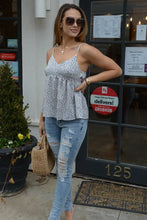 Load image into Gallery viewer, Floral V-Neck Open-Back Woven Camisole