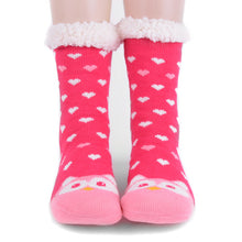 Load image into Gallery viewer, Women's Plush Sherpa Fleece Slipper Socks
