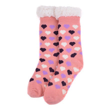 Load image into Gallery viewer, Women's Plush Sherpa Fleece Slipper Socks