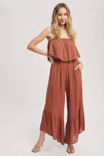 Load image into Gallery viewer, Pom Pom Trim Boho Jumpsuit