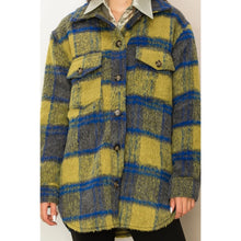 Load image into Gallery viewer, Gimme More Fuzzy Plaid Shacket
