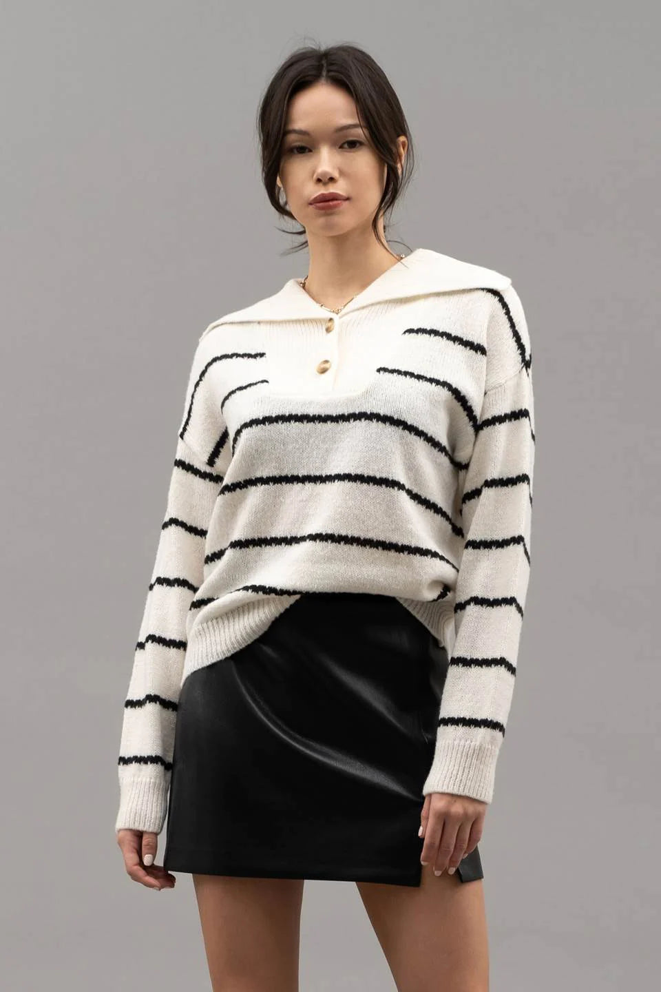 The Taylor Knit Sweater Black