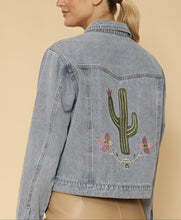 Load image into Gallery viewer, Cactus Denim Jacket
