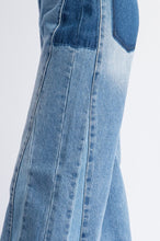 Load image into Gallery viewer, Washed Denim Bellbottom Jeans
