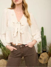 Load image into Gallery viewer, The Julia Floral Embroidery Blouse
