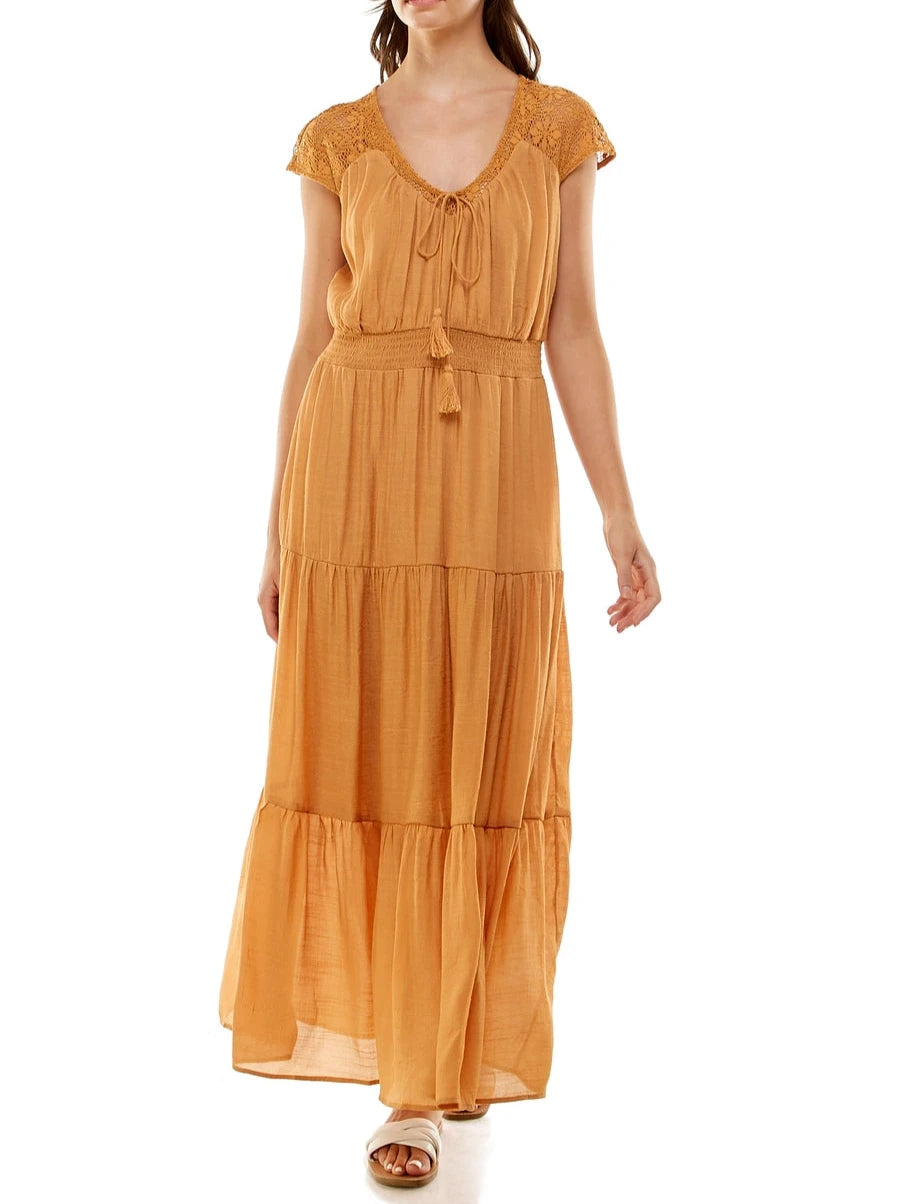knee length dresses for ladies Luciana Oasis Maxi Dress – Bebright Fashionusa