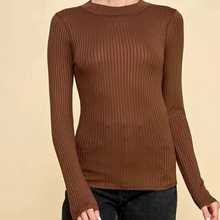 Load image into Gallery viewer, Ribbed Long Sleeve Top
