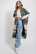 Load image into Gallery viewer, Multicolor Knitted Sweater Kimono
