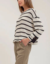 Load image into Gallery viewer, Stripe Relaxed Knit Top
