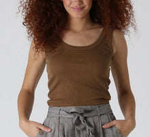 Load image into Gallery viewer, Rib Knit Scoop Neck Tank
