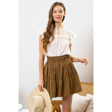 Load image into Gallery viewer, The Fer Solid Neck Tie Top
