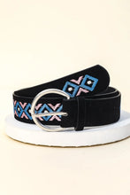 Load image into Gallery viewer, Boho Embroidered Round Buckle Belt
