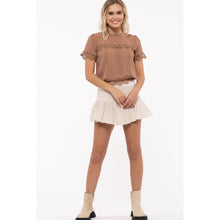 Load image into Gallery viewer, Crochet Back Button Top
