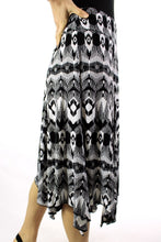Load image into Gallery viewer, Printed Asymmetrical Midi Skirt
