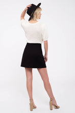 Load image into Gallery viewer, Buffy Button-Front Mini Skirt
