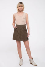 Load image into Gallery viewer, Buffy Button-Front Mini Skirt
