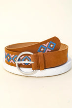 Load image into Gallery viewer, Boho Embroidered Round Buckle Belt

