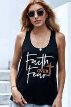 Load image into Gallery viewer, &quot;Faith over Fear&quot; Graphic Tank Top
