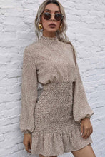 Load image into Gallery viewer, Unforgettable Ruffled Mock Neckline Dress
